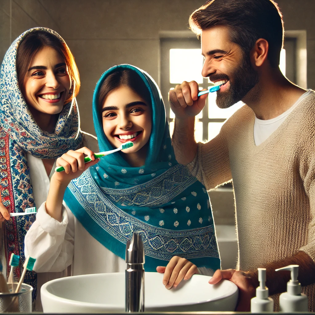 Toothbrushing training