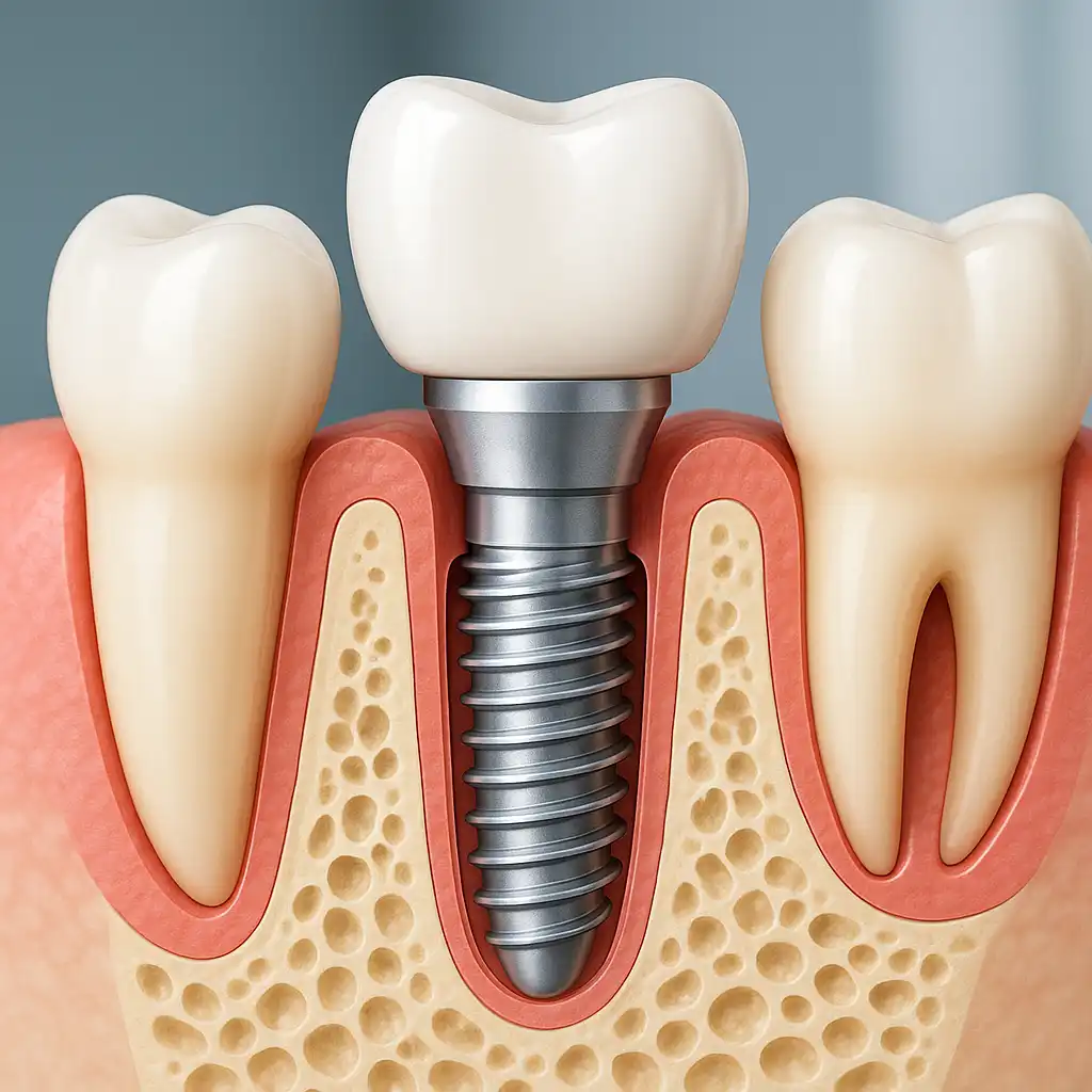 آناتومی ایمپلنت دندان